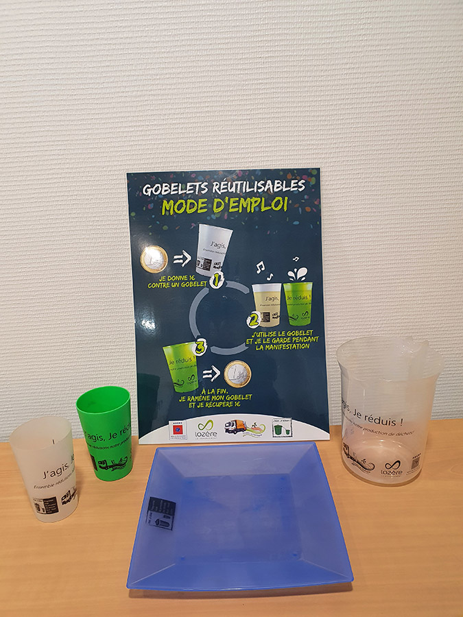 Plateforme de mutualisation de vaisselle réutilisable en Occitanie